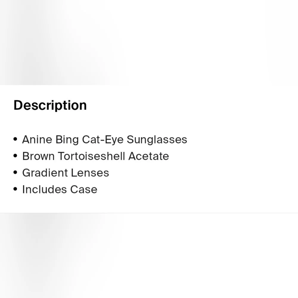 Anine BING Tortoise Shell Sunglasses - Picture 5 of 5